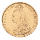 1889 Victoria Jubilee Head UK Full Sovereign Coin
