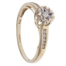 9ct Yellow Gold 0.15ct Diamond Solitaire Ring
