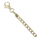 14ct Yellow Gold Curb Bracelet 9"