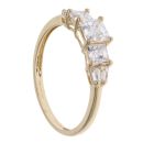 14ct Yellow Gold Cubic Zirconia Ring