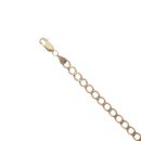 9ct Yellow Gold Curb Bracelet 8"