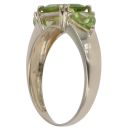 9ct Yellow Gold Peridot Three Stone Ring