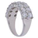 Platinum 3.40ct Brilliant Cut Diamond Fancy Ring