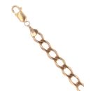 9ct Yellow Gold Curb Bracelet 7.5"