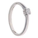 9ct White Gold 0.10ct Diamond Solitaire Ring