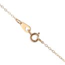 9ct Yellow Gold Cubic Zirconia Pendant And Chain 16"