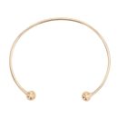 9ct Yellow Gold Plain Torque Bangle
