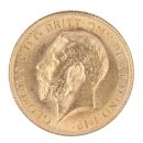 1914 George V Large Head UK Half Sovereign Coin