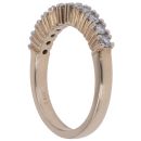 9ct Yellow Gold 0.30ct Brilliant Cut Lab Grown Diamond Half Eternity Ring
