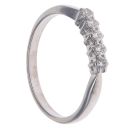 18ct White Gold 0.25ct Brilliant Cut Diamond Five Stone Ring