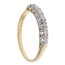 18ct Yellow Gold 0.20ct Brilliant Cut Diamond Half Eternity Ring