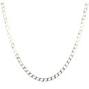 9ct Yellow Gold Square Curb Chain 18"