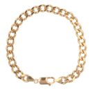 9ct Yellow Gold Curb Bracelet 8"