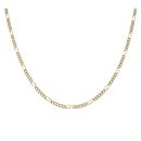 9ct Yellow Gold Figaro Chain 22"