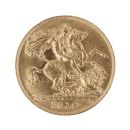 1910 Edward VII Large Head UK Half Sovereign Coin