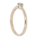9ct Yellow Gold 0.10ct Diamond Solitaire Ring