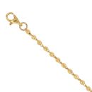 22ct Yellow Gold Bead Bracelet 6.5"