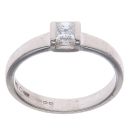 18ct White Gold 0.33ct Brilliant Cut Diamond Solitaire Ring