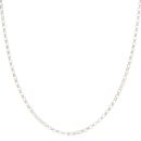 9ct White Gold Belcher Chain 24"