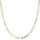 18ct Yellow Gold Figaro Chain 18"