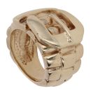 9ct Yellow Gold Patterned Buckle Ring
