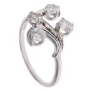 9ct White Gold 1.25ct Brilliant Cut Diamond Fancy Ring