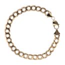 9ct Yellow Gold Curb Bracelet 9"