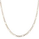 9ct Yellow Gold Figaro Chain 18"