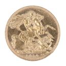 1912 George V Large Head UK Full Sovereign Coin