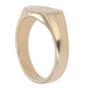9ct Yellow Gold Initial 'E' Heart Signet Ring