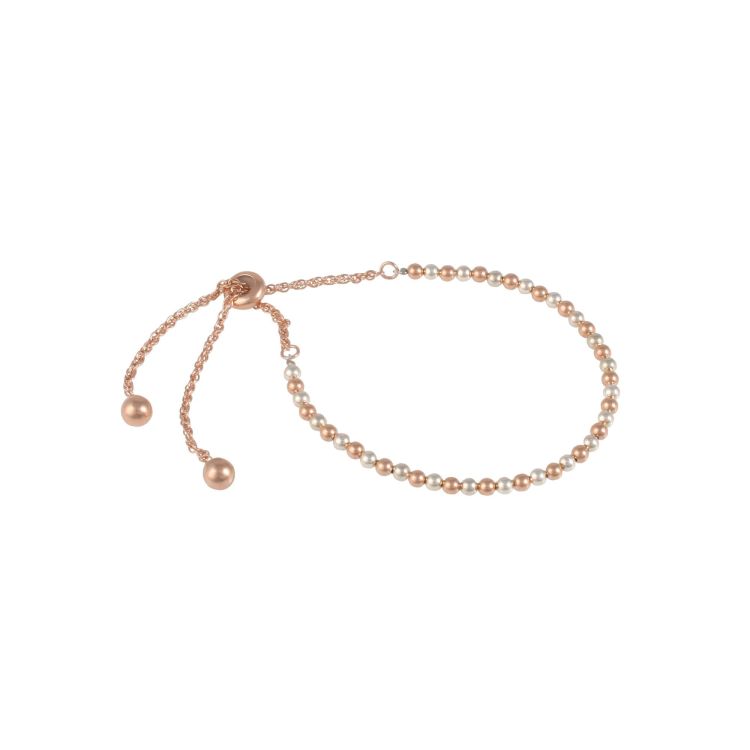 Sterling Silver And Rose Gold Plated 