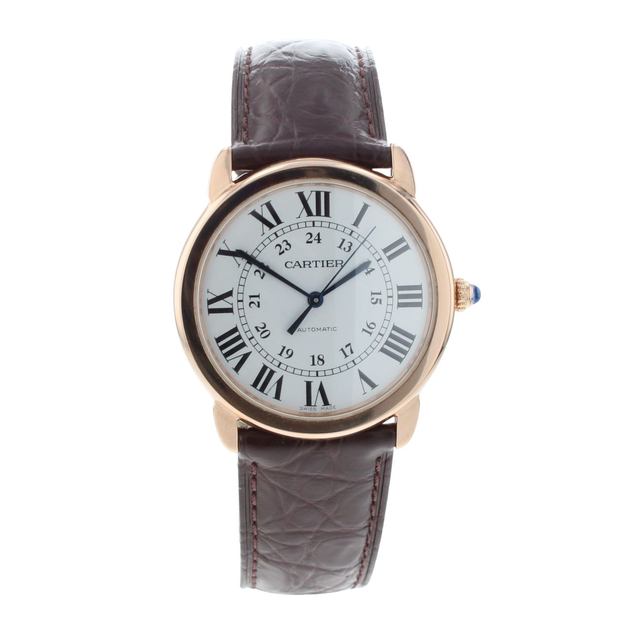 Cartier Ronde Solo Pre Owned Watch Ref 3979 (W2RN0008)
