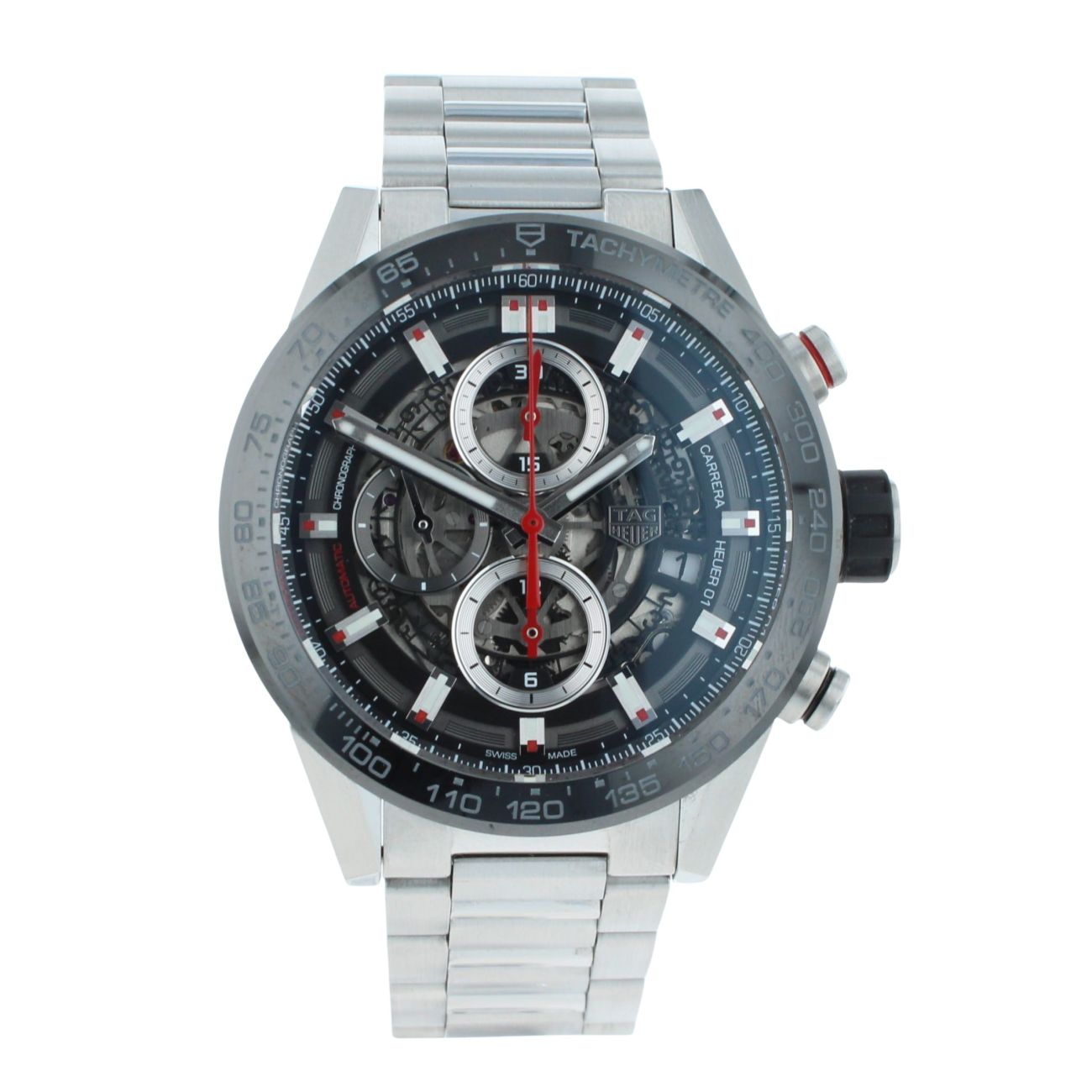 Tag Heuer Carrera Pre Owned Watch Ref CAR201V
