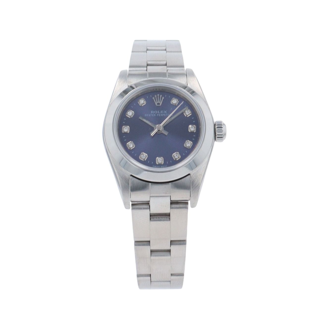 Rolex Custom Oyster Perpetual Pre Owned Watch Ref 76080