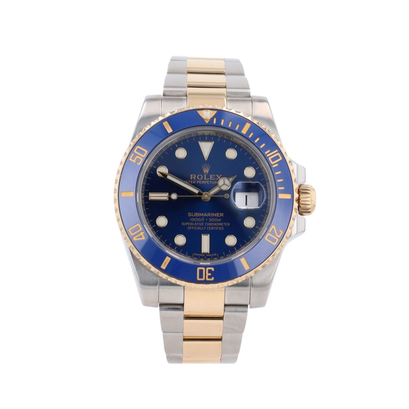 Rolex Submariner 'Bluesy' Pre Owned Watch Ref 116613LB