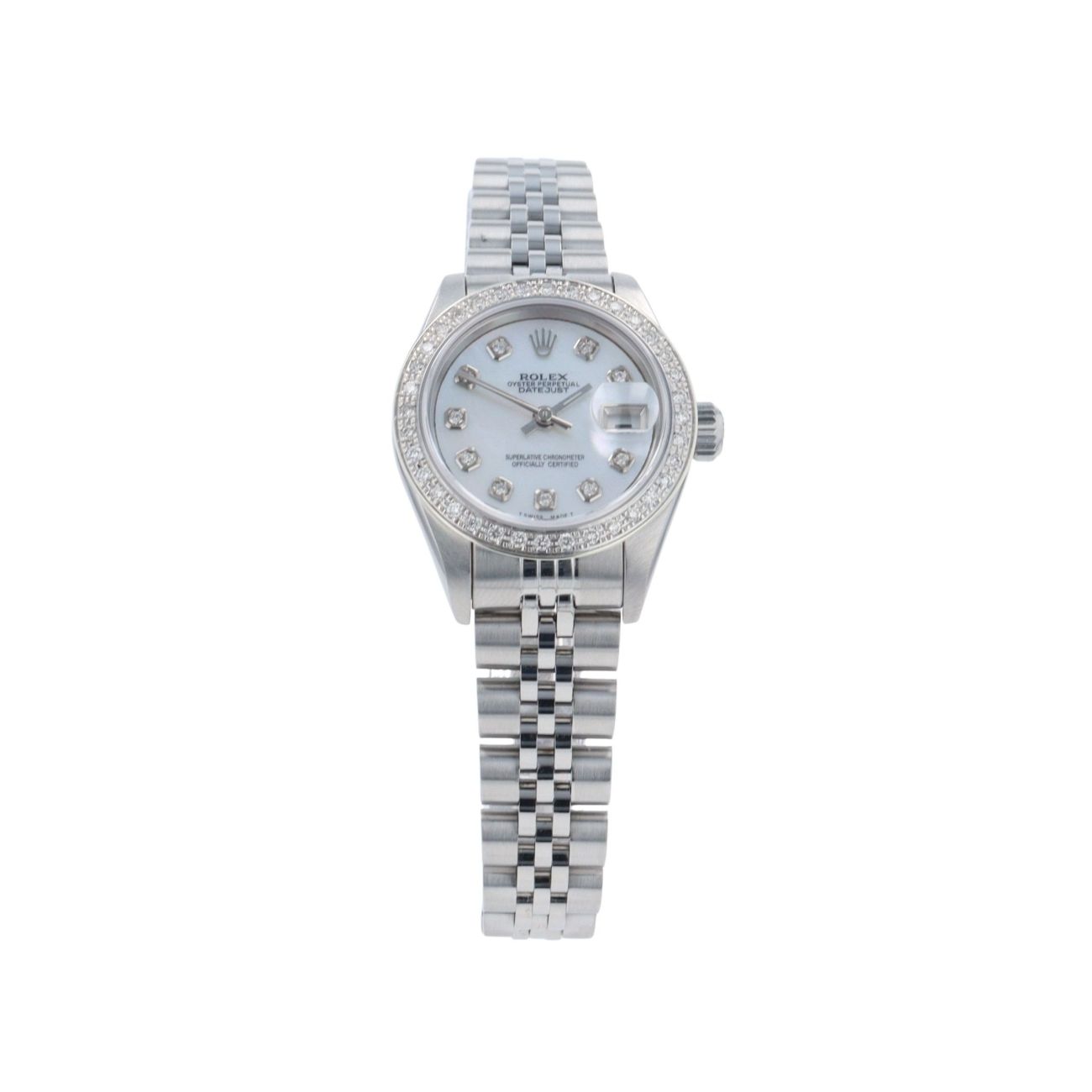 Rolex Custom Datejust Pre Owned Watch Ref 79160