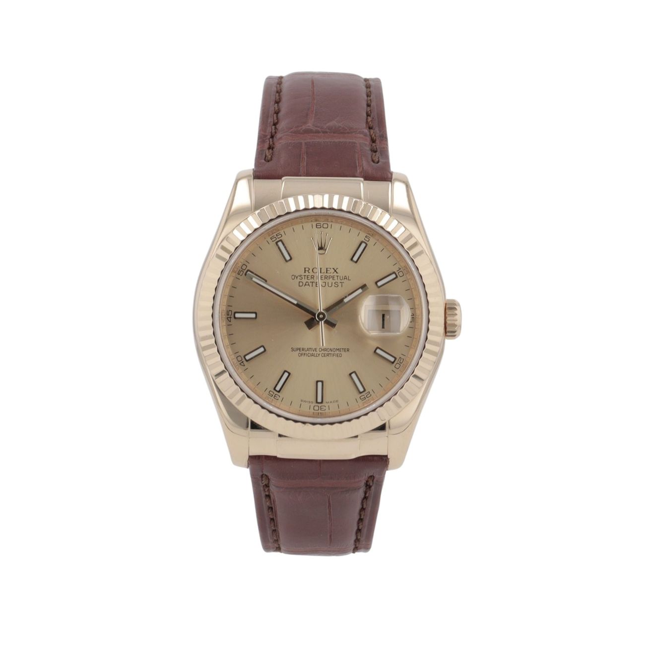 Rolex Datejust Pre Owned Watch Ref 116138