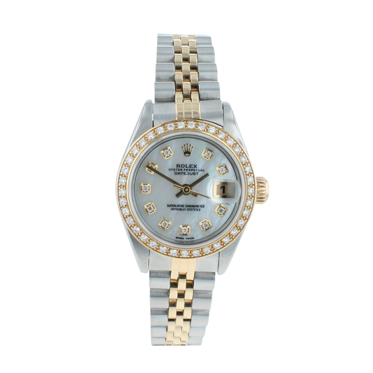 Rolex Custom Datejust Pre Owned Watch Ref 79173