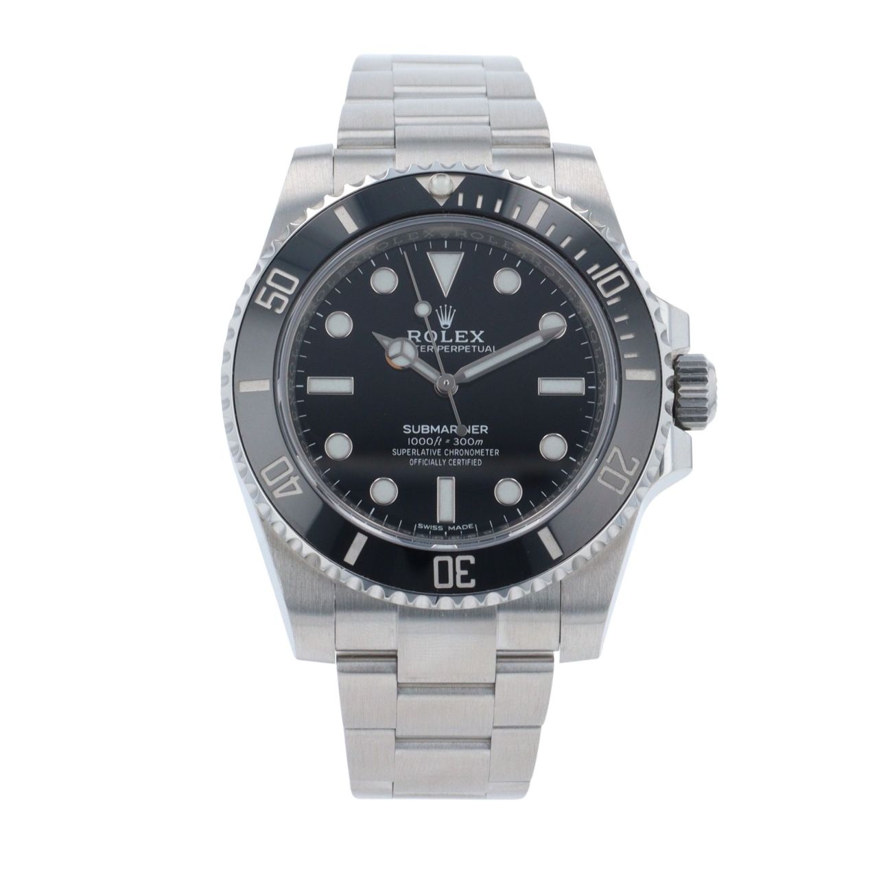 Rolex Submariner Pre Owned Watch Ref 114060