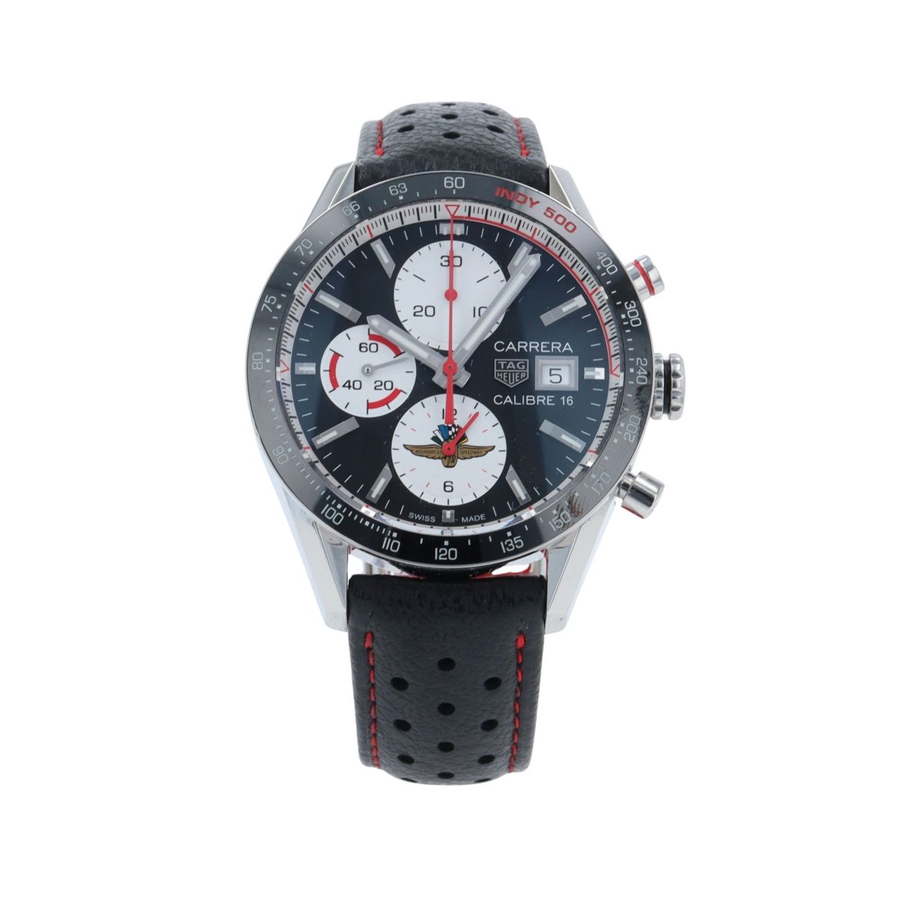 Tag Heuer Carrera 'Indy 500' Pre Owned Watch Ref CV201AS