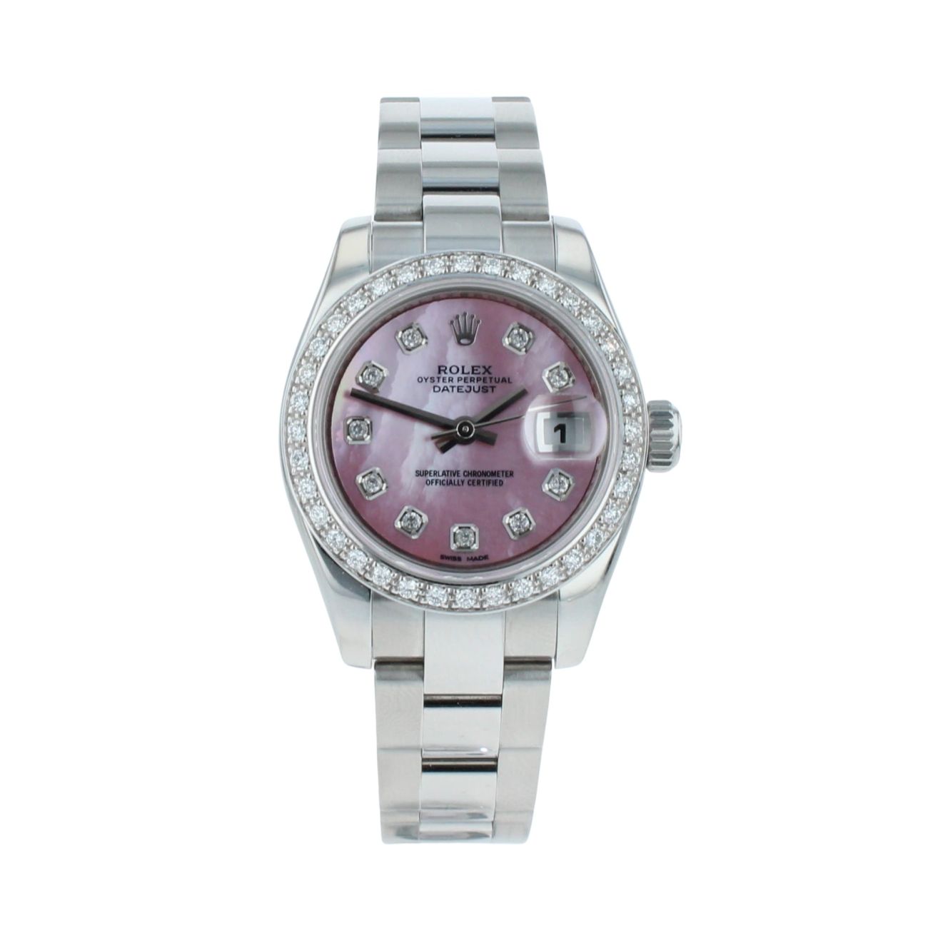 Rolex Custom Datejust Pre Owned Watch Ref 179160