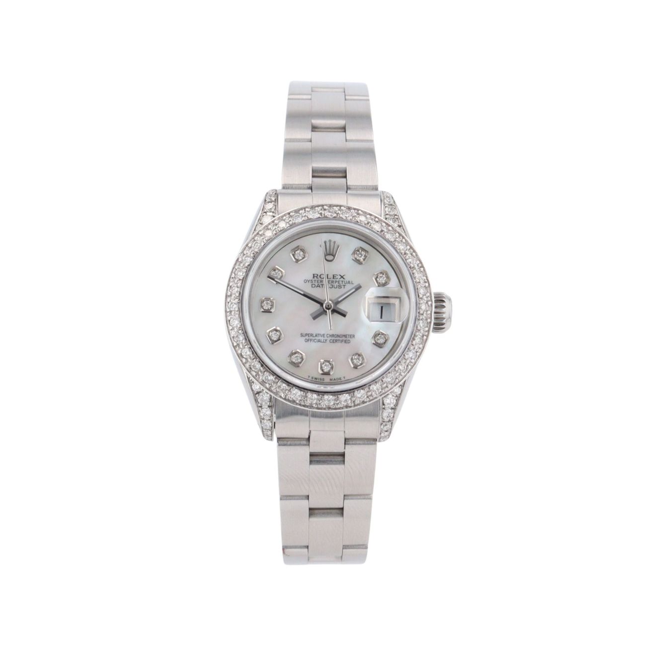Rolex Custom Datejust Pre Owned Watch Ref 6924