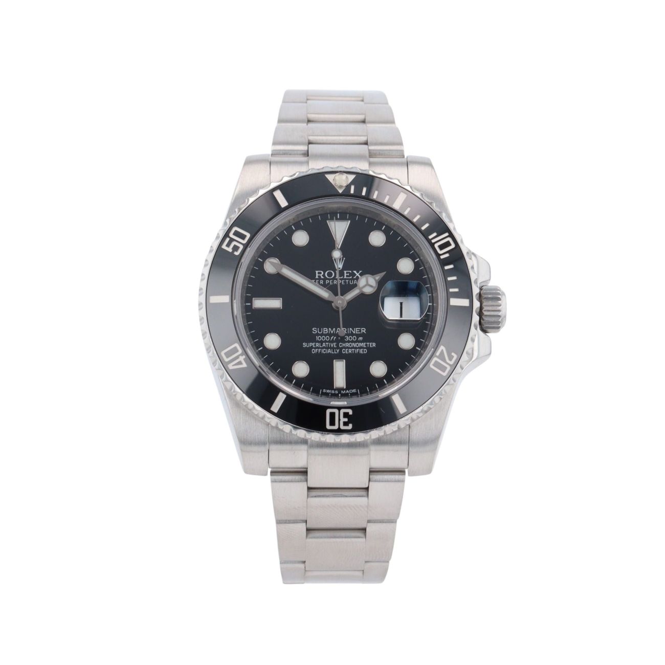Rolex Submariner Pre Owned Watch Ref 116610LN
