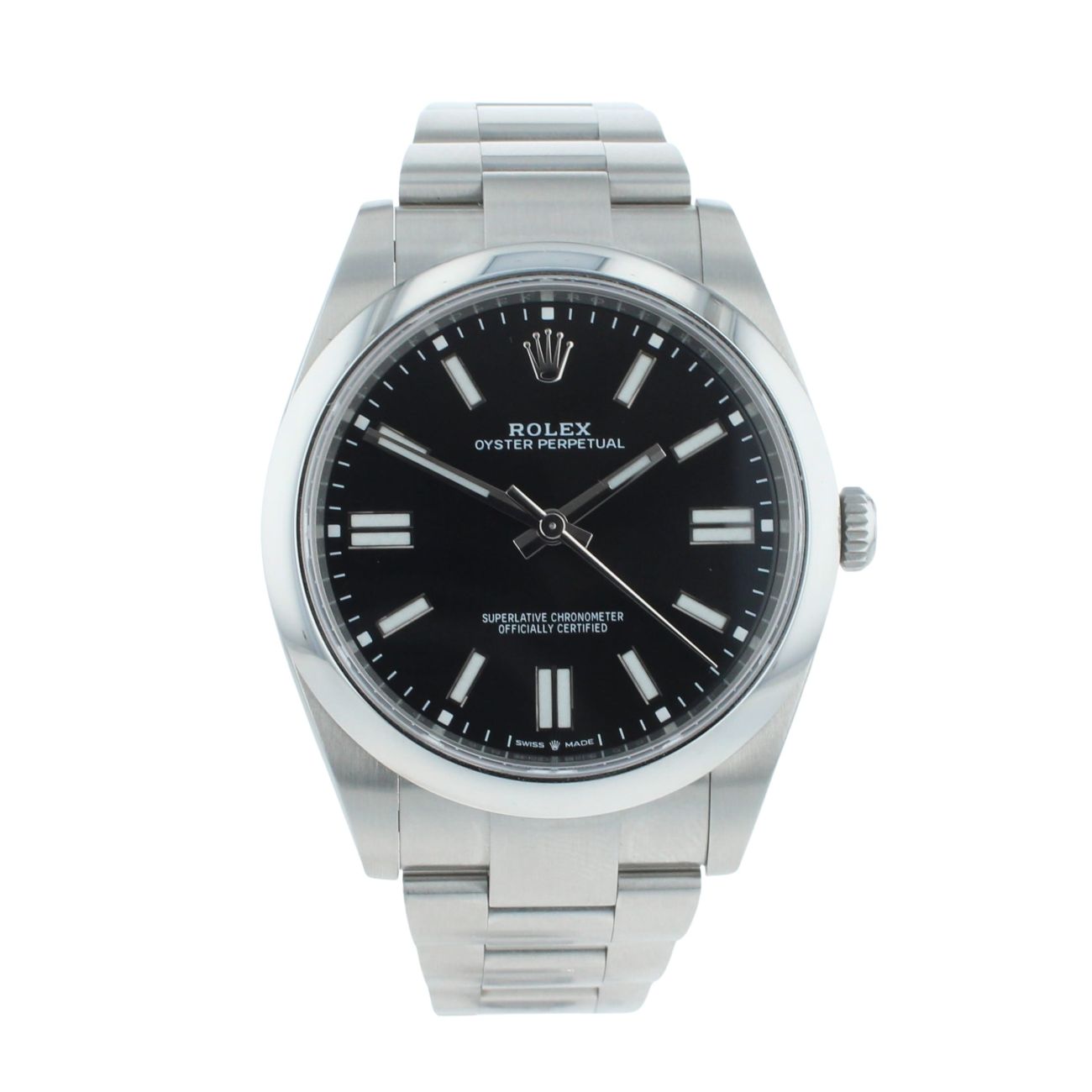 Rolex Oyster Perpetual Pre Owned Watch Ref 124300