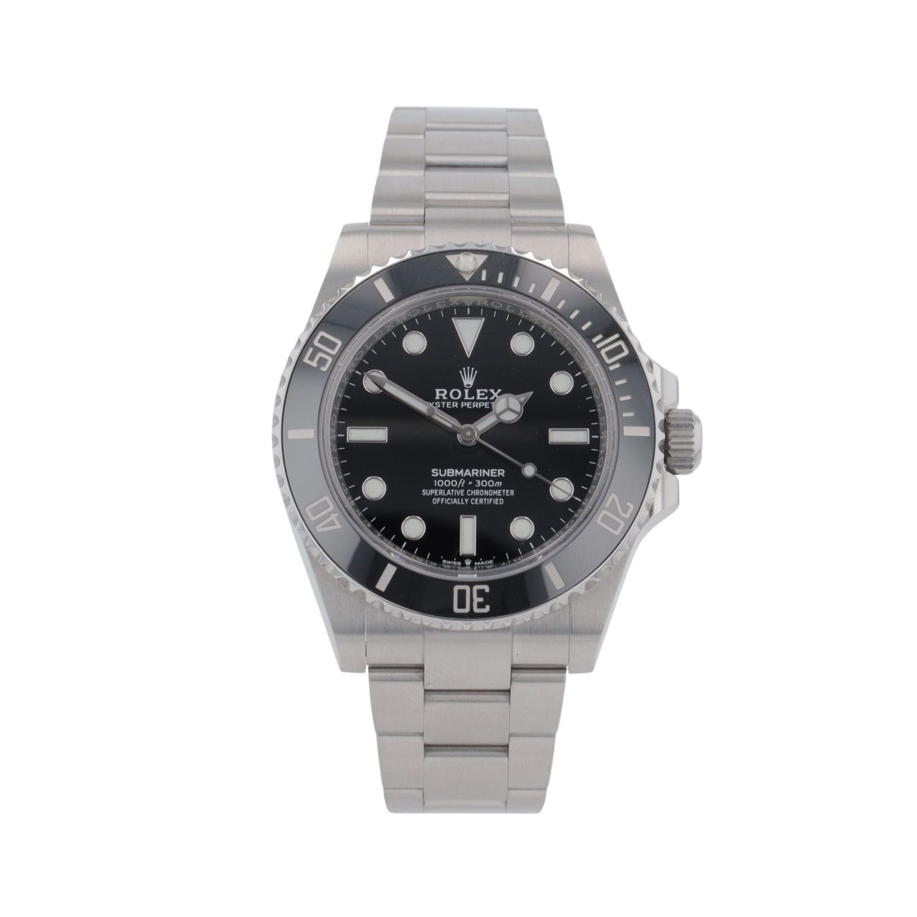 Rolex Submariner Pre Owned Watch Ref 124060
