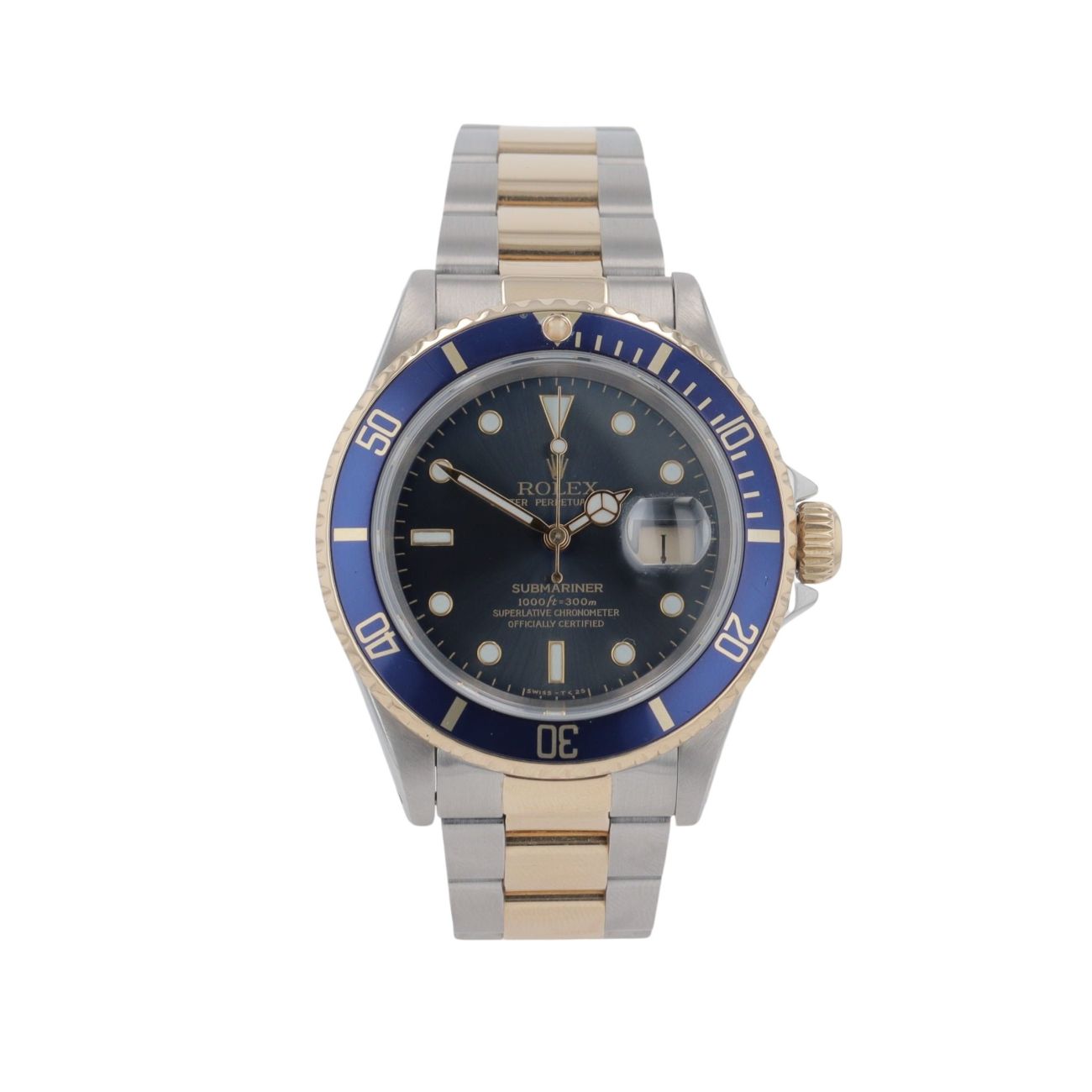 Rolex Submariner 'Bluesy' Pre Owned Watch Ref 16613