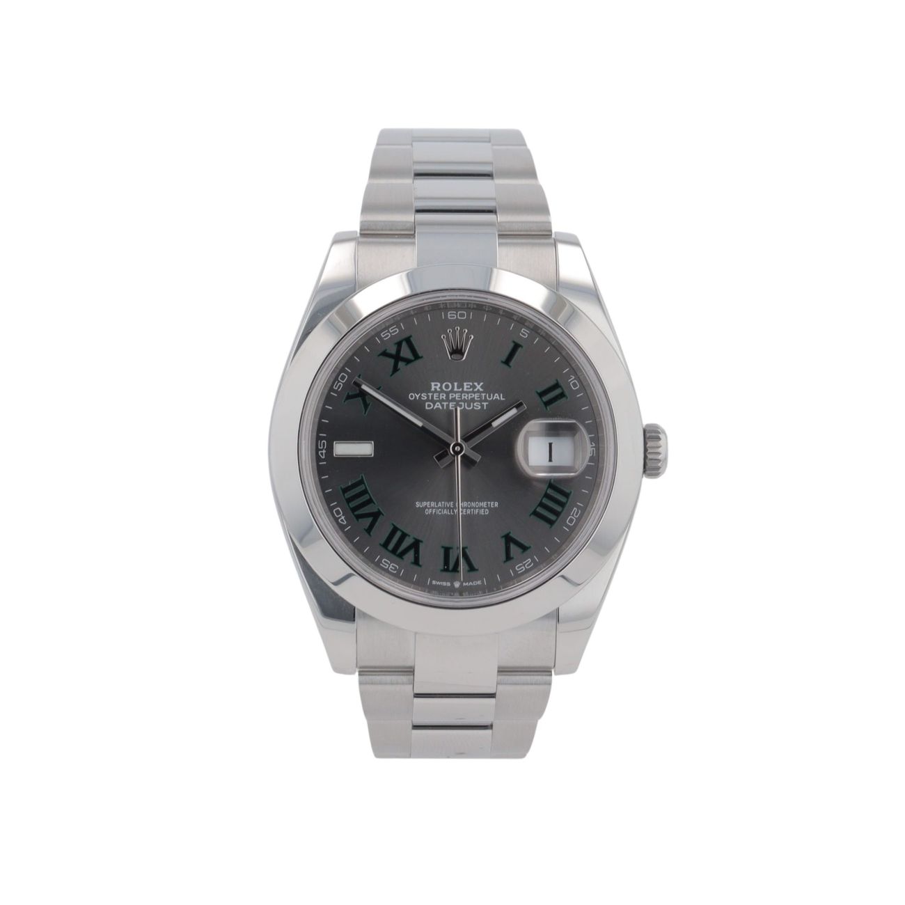 Rolex Datejust 'Wimbledon' Pre Owned Watch Ref 126300
