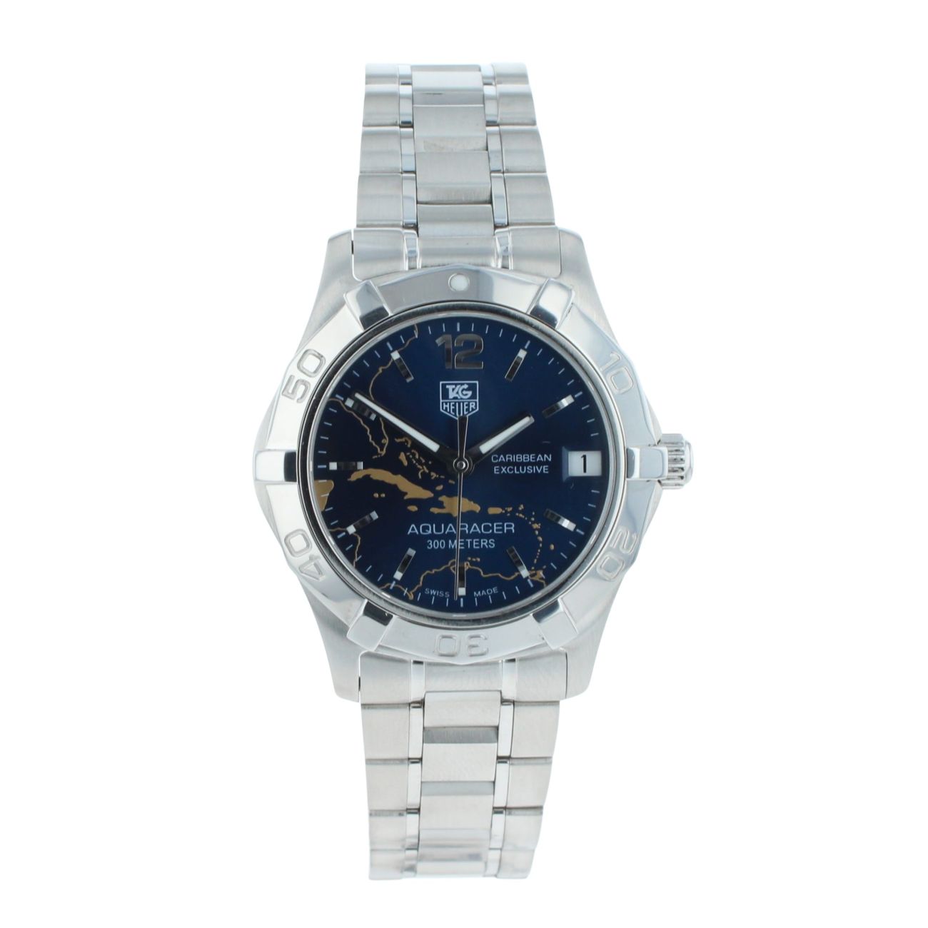 Tag Heuer Aquaracer 'Caribbean' Pre Owned Watch Ref WAF131AG