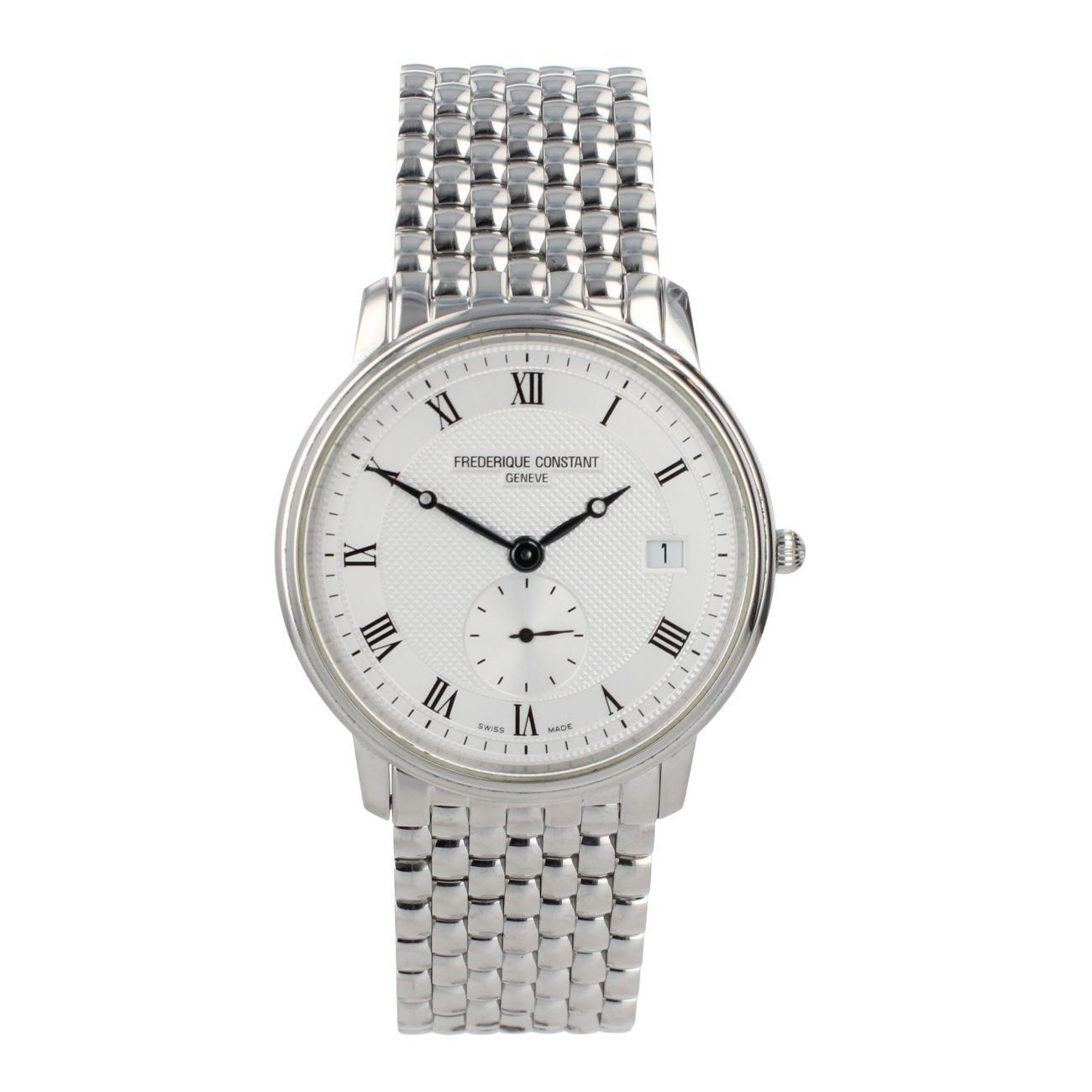 Frederique Constant Slimline Date Pre Owned Watch Ref FC245M456B