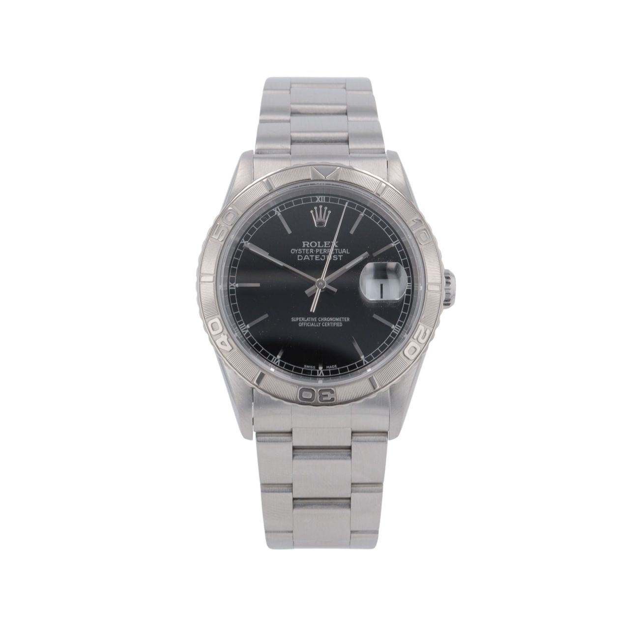 Rolex Datejust Turn-O-Graph Pre Owned Watch Ref 16264